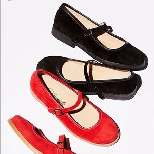 Free people Mary Jane flats